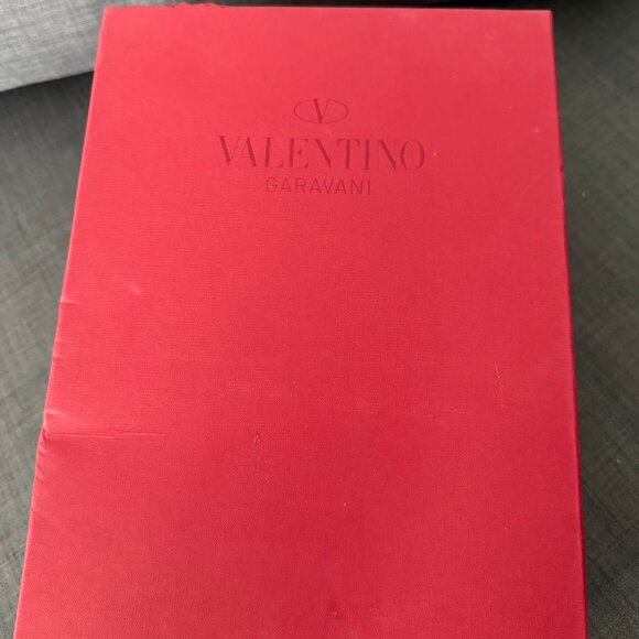 Valentino Garavani Rockstud Ankle Strap Gladiator Leather Sandals Size 38 - Picture 5 of 5